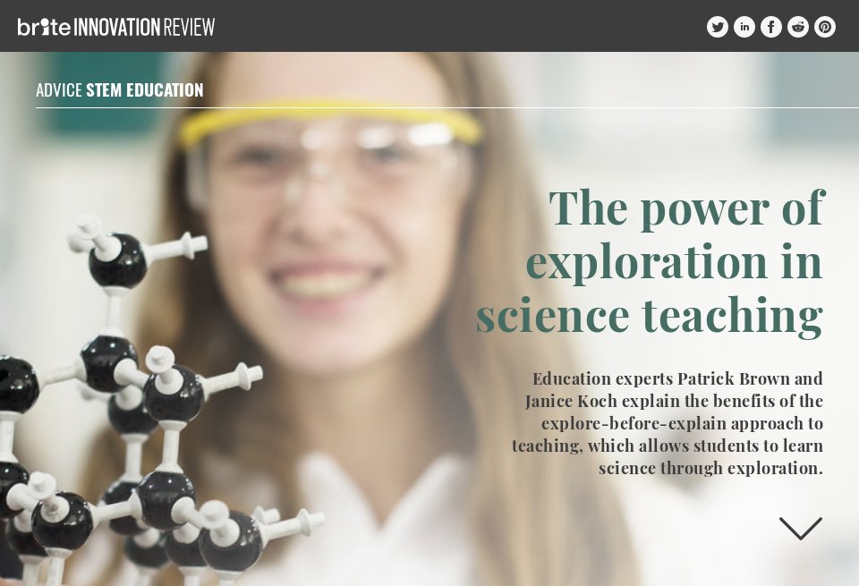 The Power Of Exploration In Science Teaching - Brite Innovation Review ...